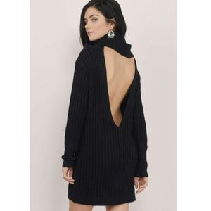 Ayda Cowl Neck Sweater Dress